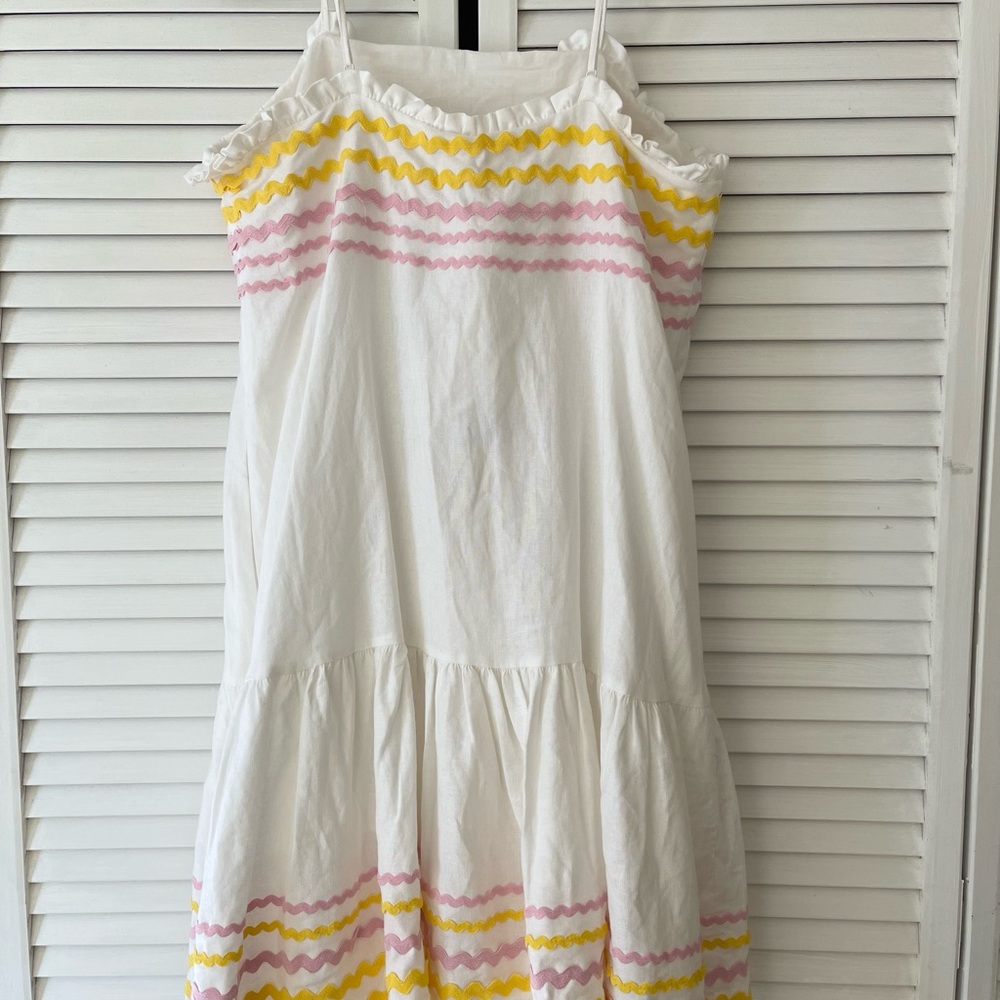 Lisa Marie Fernandez Target Ric Rac Dress White NEW - Picture 3 of 6